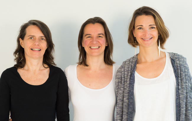 Christine Gatineau, Delphine Lhuillier et Cécile Bercegeay